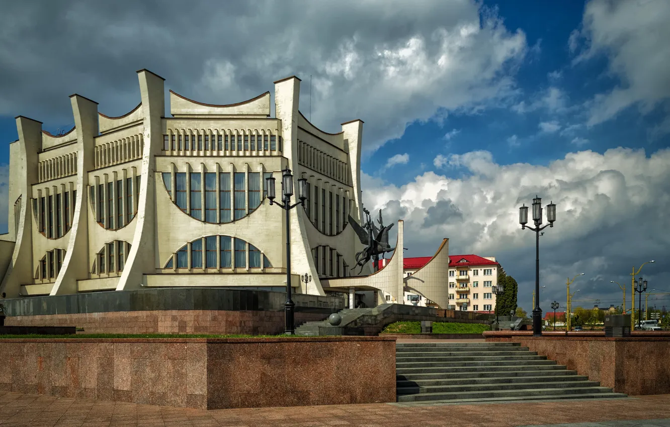 Photo wallpaper Belarus, Grodno, the drama