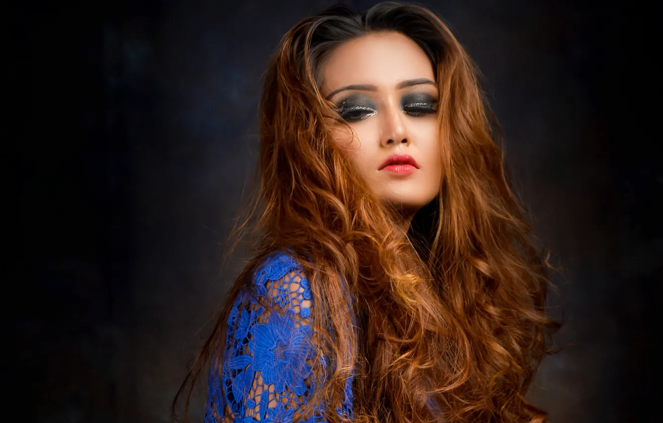 Photo wallpaper girl, hot, sexy, eyes, smile, beautiful, figure, model