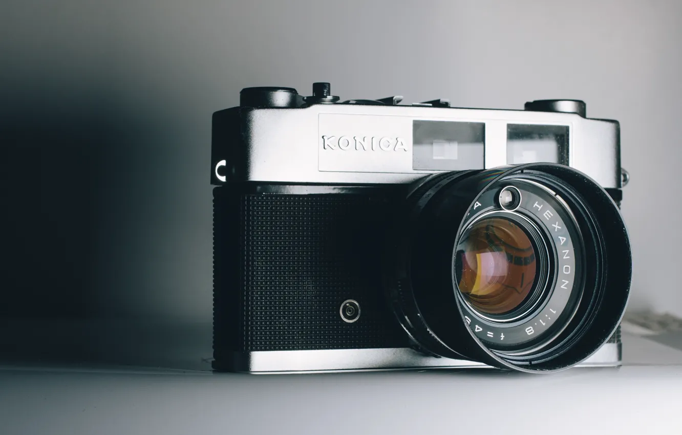 Photo wallpaper macro, background, camera, Konica