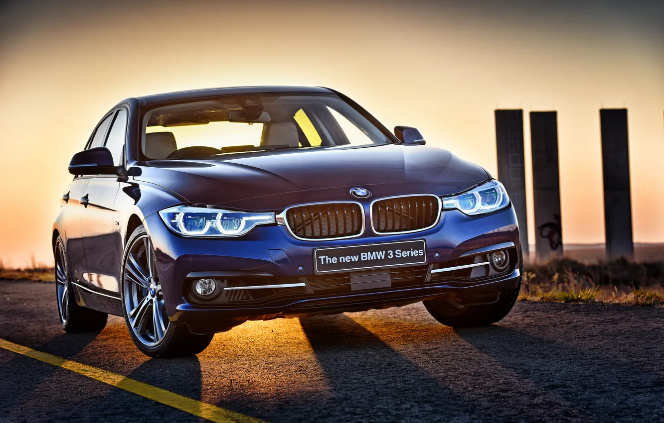 Photo wallpaper BMW, BMW, sedan, F30, 2015, 3-Series