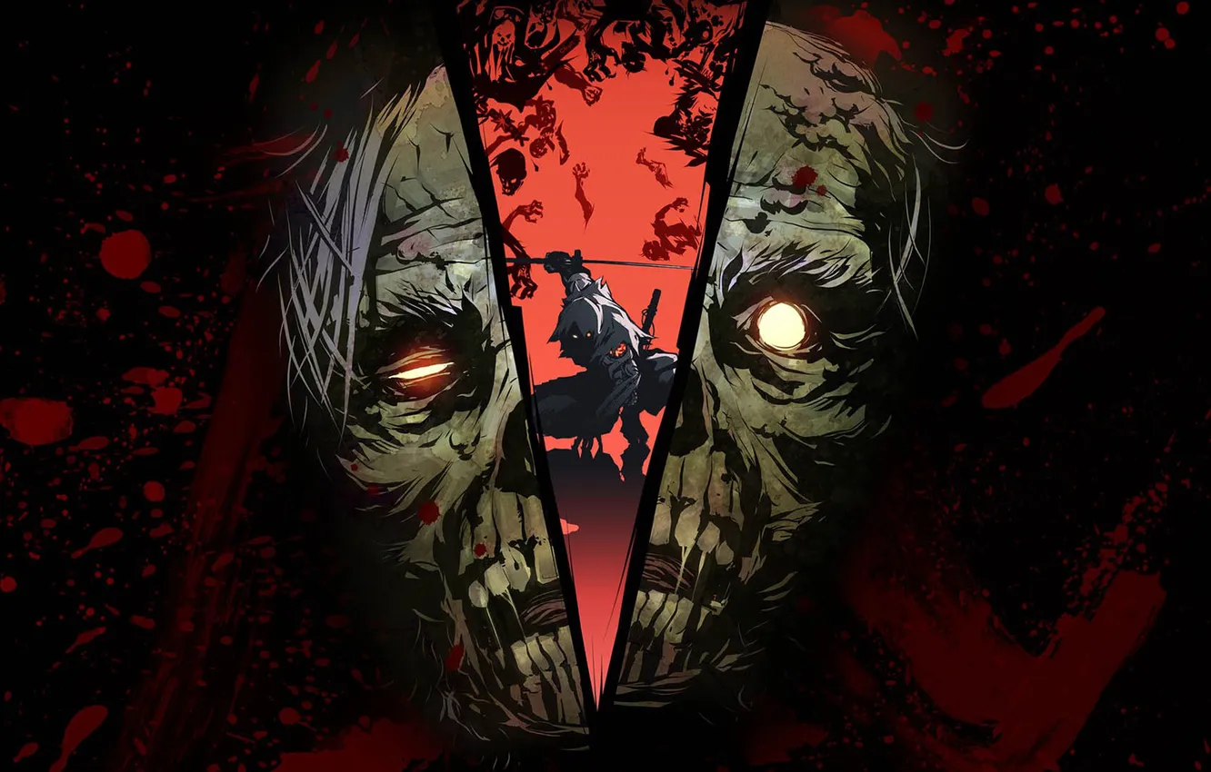 Photo wallpaper zombie, Incoming: Ninja Gaida'n Z, Tecmo Koei, Goes Kamikaze