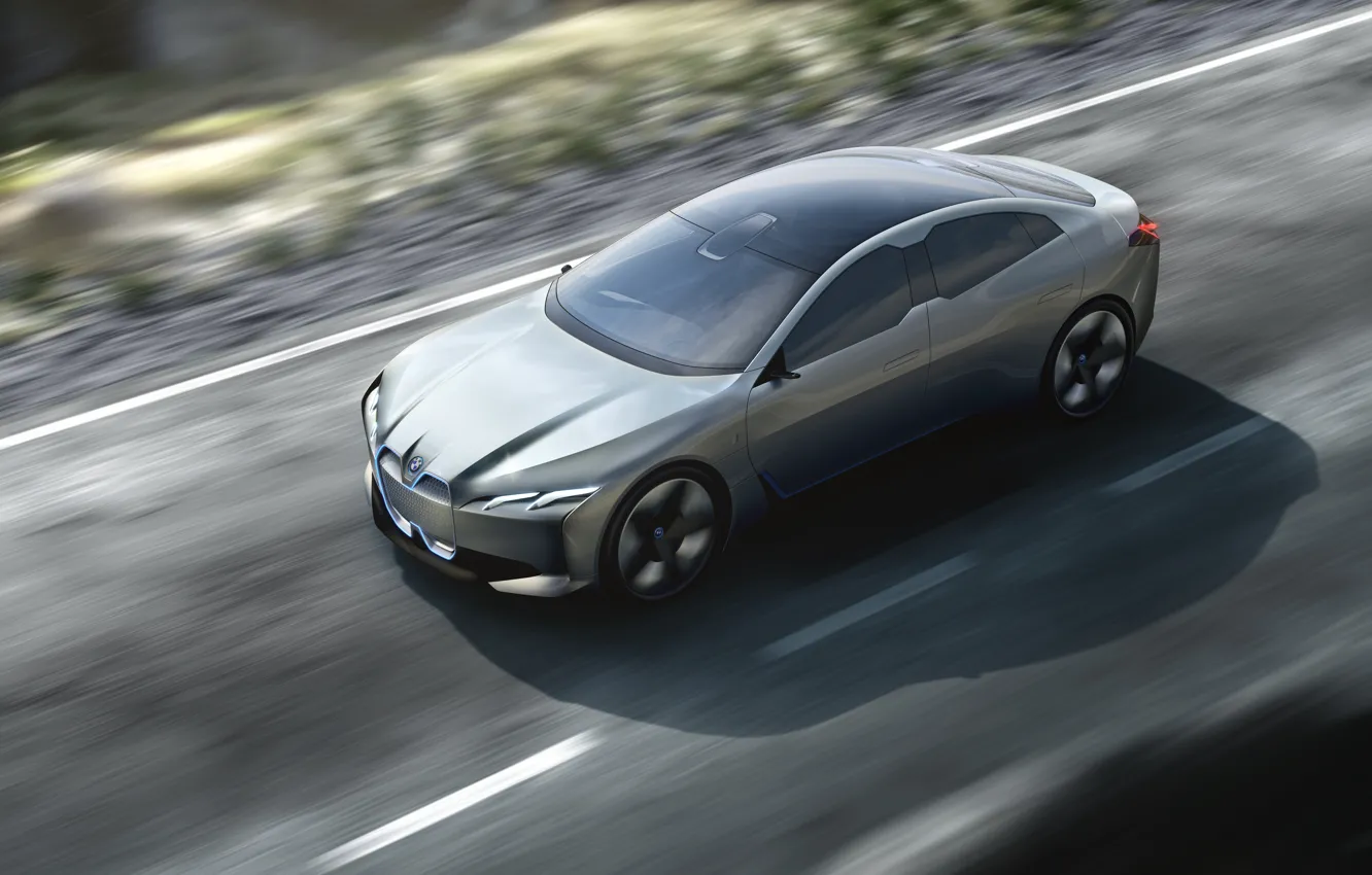 Photo wallpaper Concept, BMW, The concept, Sedan, Top, German, Electric, 2021