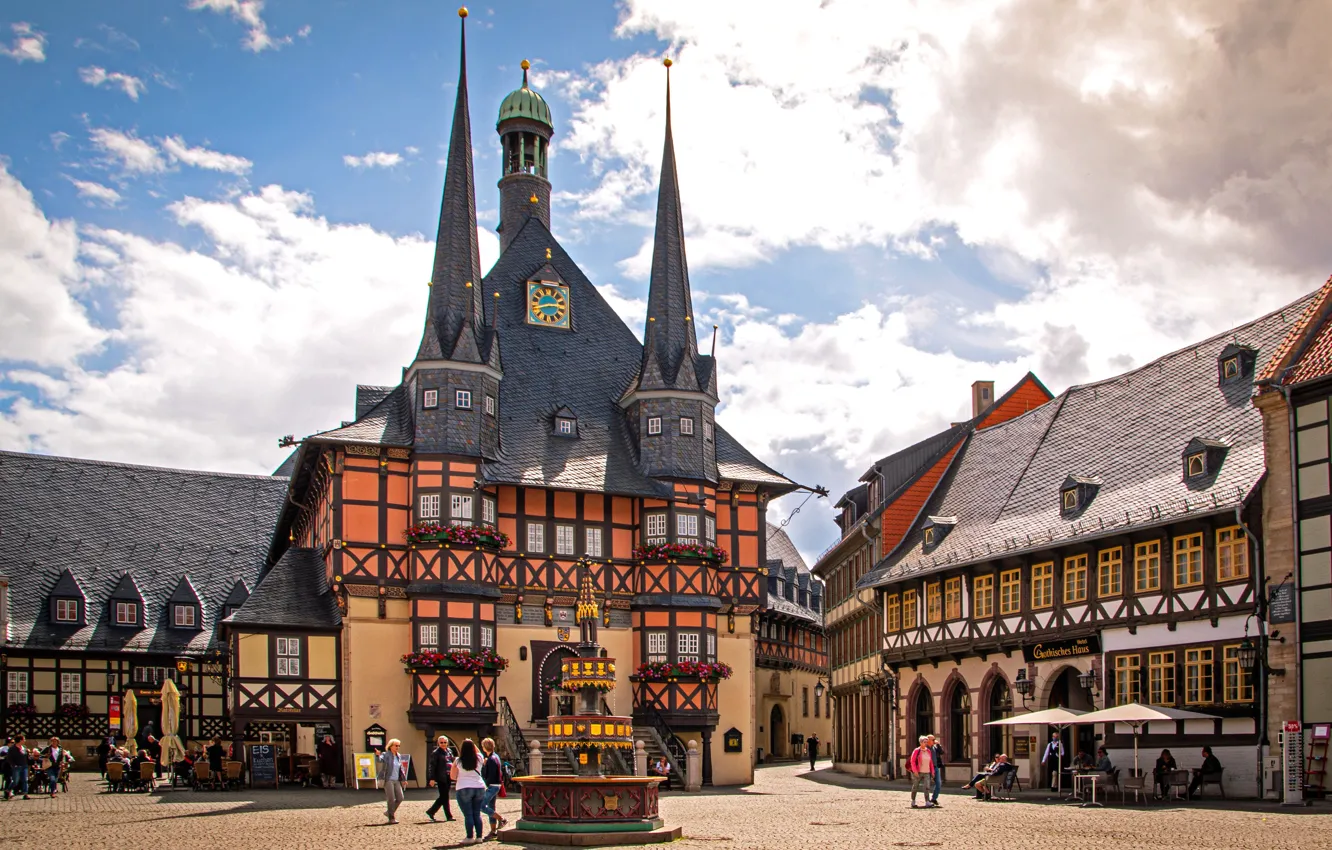 Photo wallpaper building, Germany, area, Wernigerode