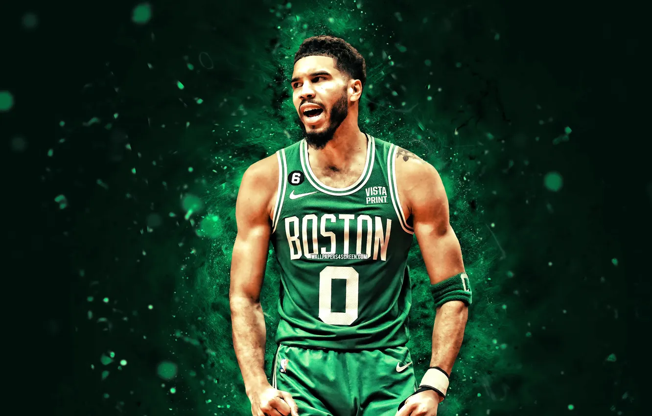 Photo wallpaper basketball, Boston, NBA, Sport, American, Boston Celtics, Celtics, Tatum