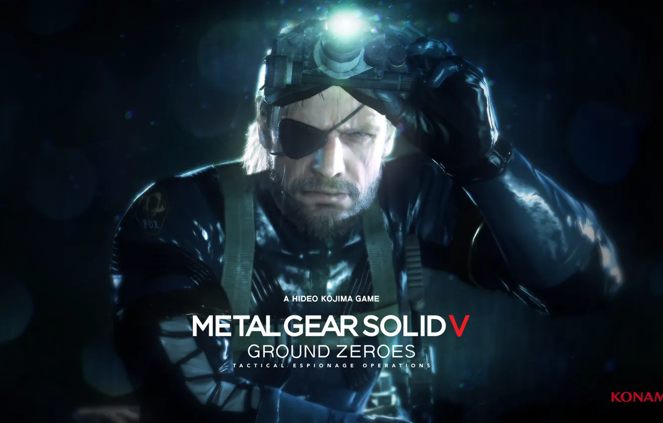 Photo wallpaper fox, Konami, Kojima Productions, Naked Snake, Snake, mgs, Ground Zeroes, Big Boss