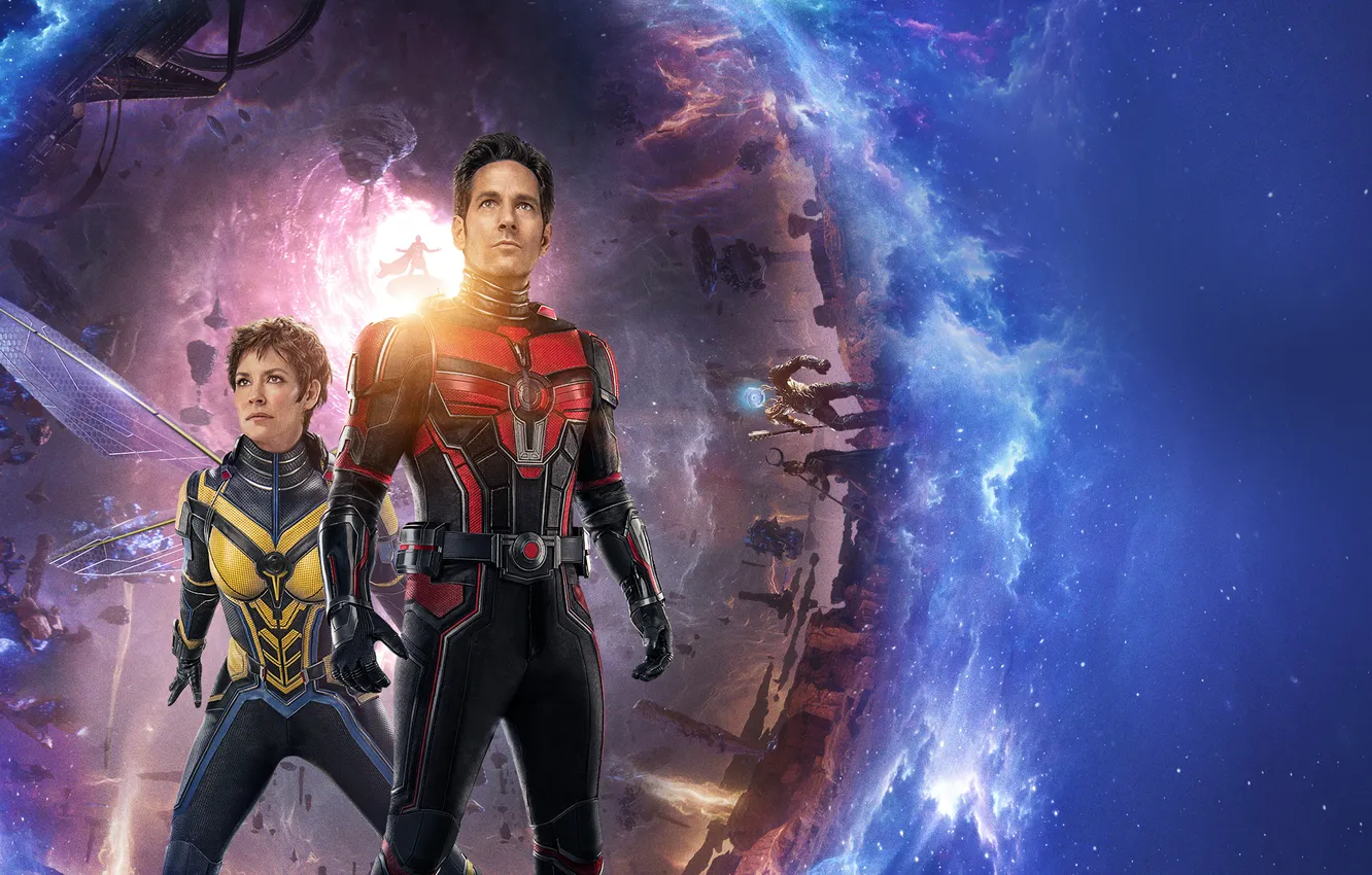 Photo wallpaper fiction, pair, Evangeline Lilly, poster, characters, Marvel, comic, Evangeline Lilly