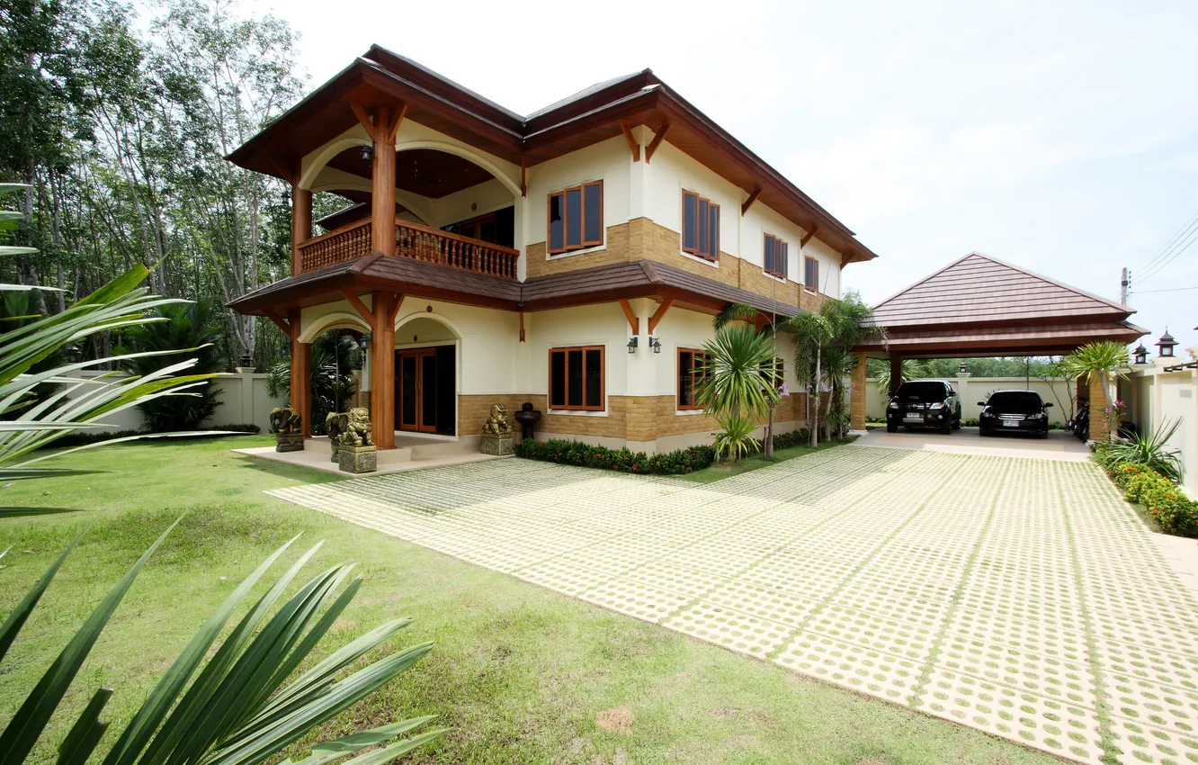 Photo wallpaper design, the city, photo, home, Thailand, mansion, Phuke