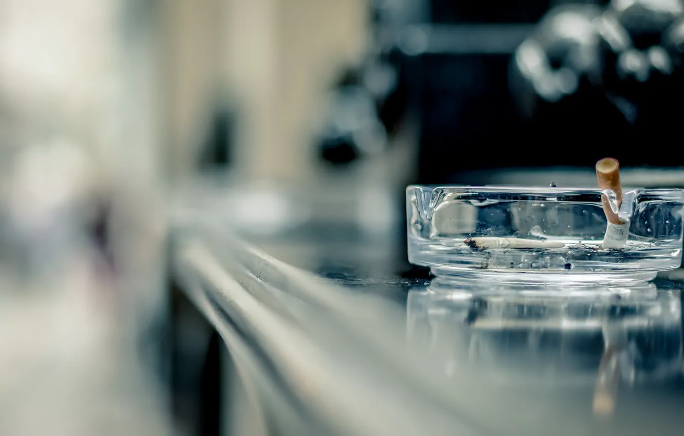 Photo wallpaper smoking, street, cigarette, butt