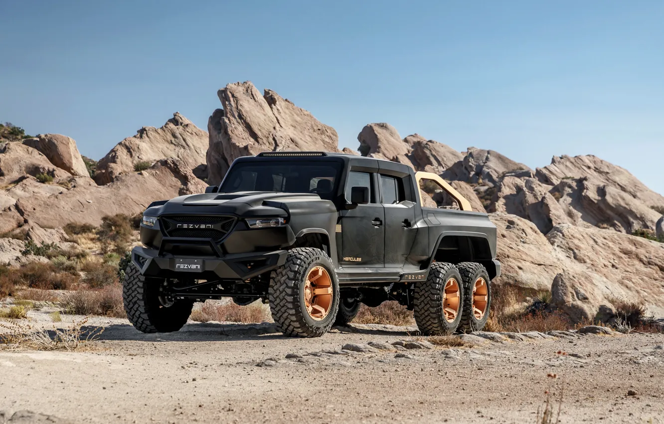 Photo wallpaper pickup, Rezvani, 2020, Hercules 6x6, six - wheeled