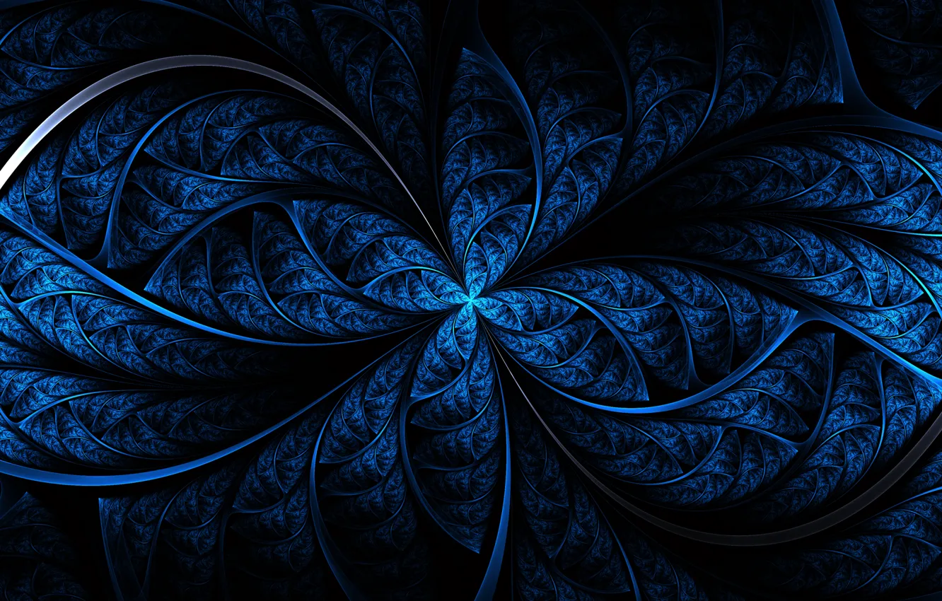 Photo wallpaper blue, annotations, uncertainty, fractals Fractals, templates, Strange