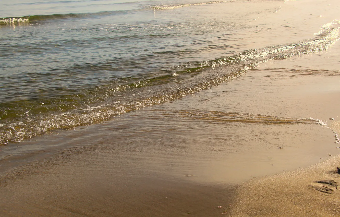 Photo wallpaper beach, sea, water, sand