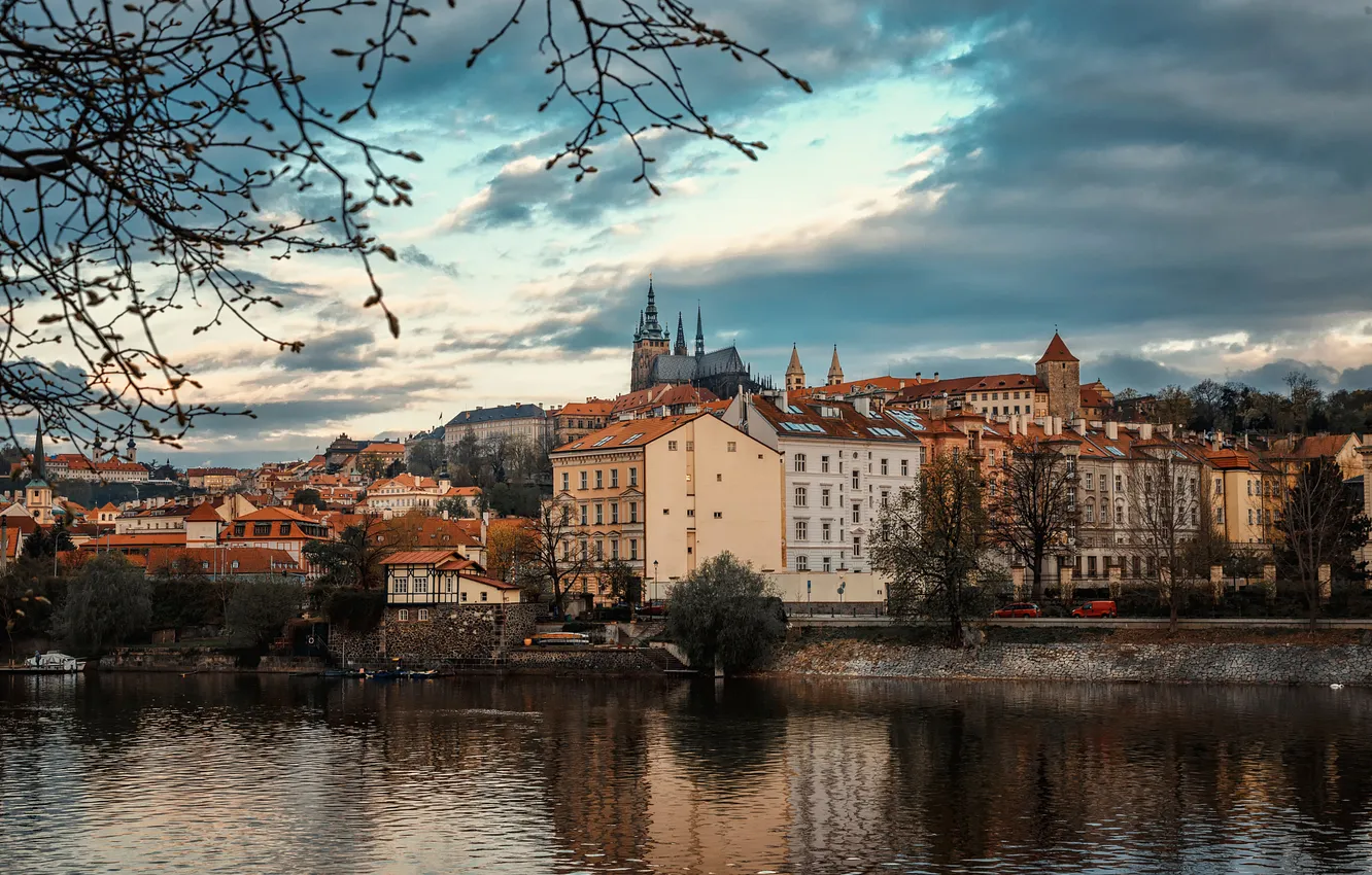 Photo wallpaper castle, Prague, Czech Republic, Deliberation