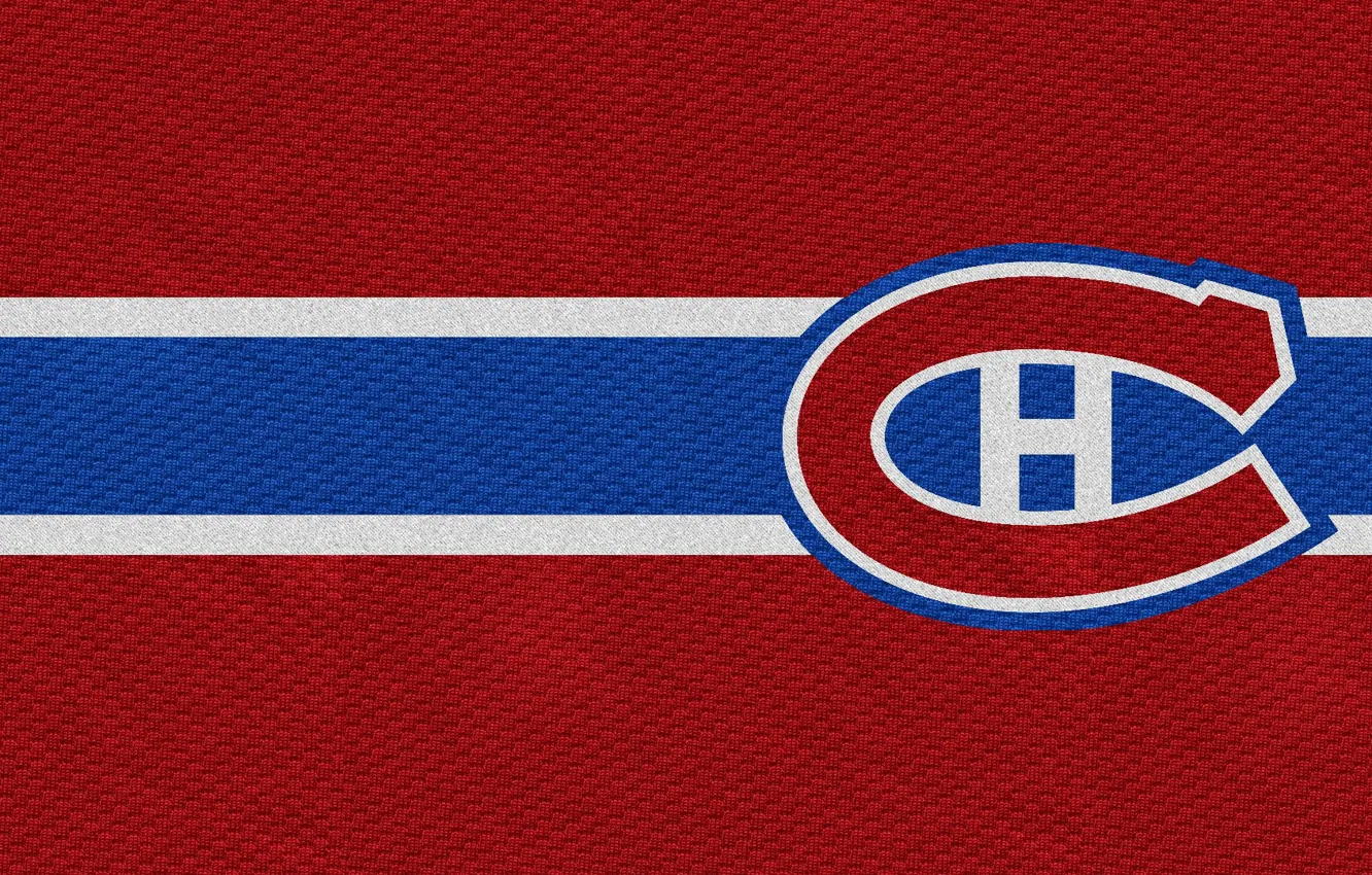 Photo wallpaper sport, logo, hockey, canadiens, habs
