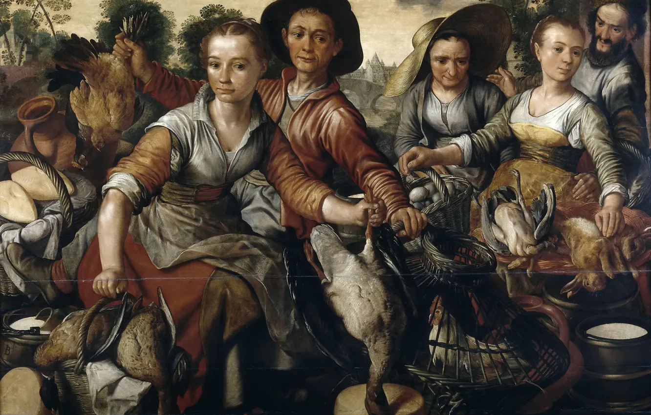 Photo wallpaper people, picture, trade, market, genre, Joachim Bacelar