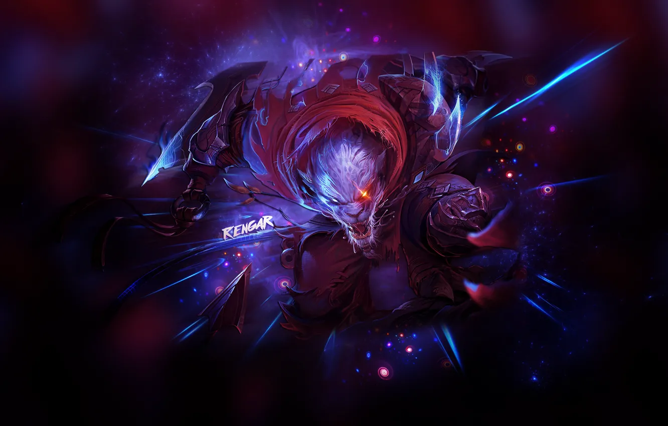Photo wallpaper The game, Beast, Rage, Game, Rage, Beast, League of legends, LoL