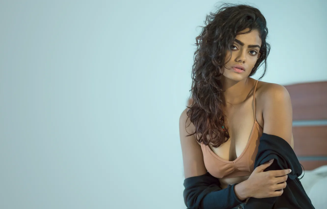 Photo wallpaper girl, hot, sexy, eyes, smile, beautiful, figure, model