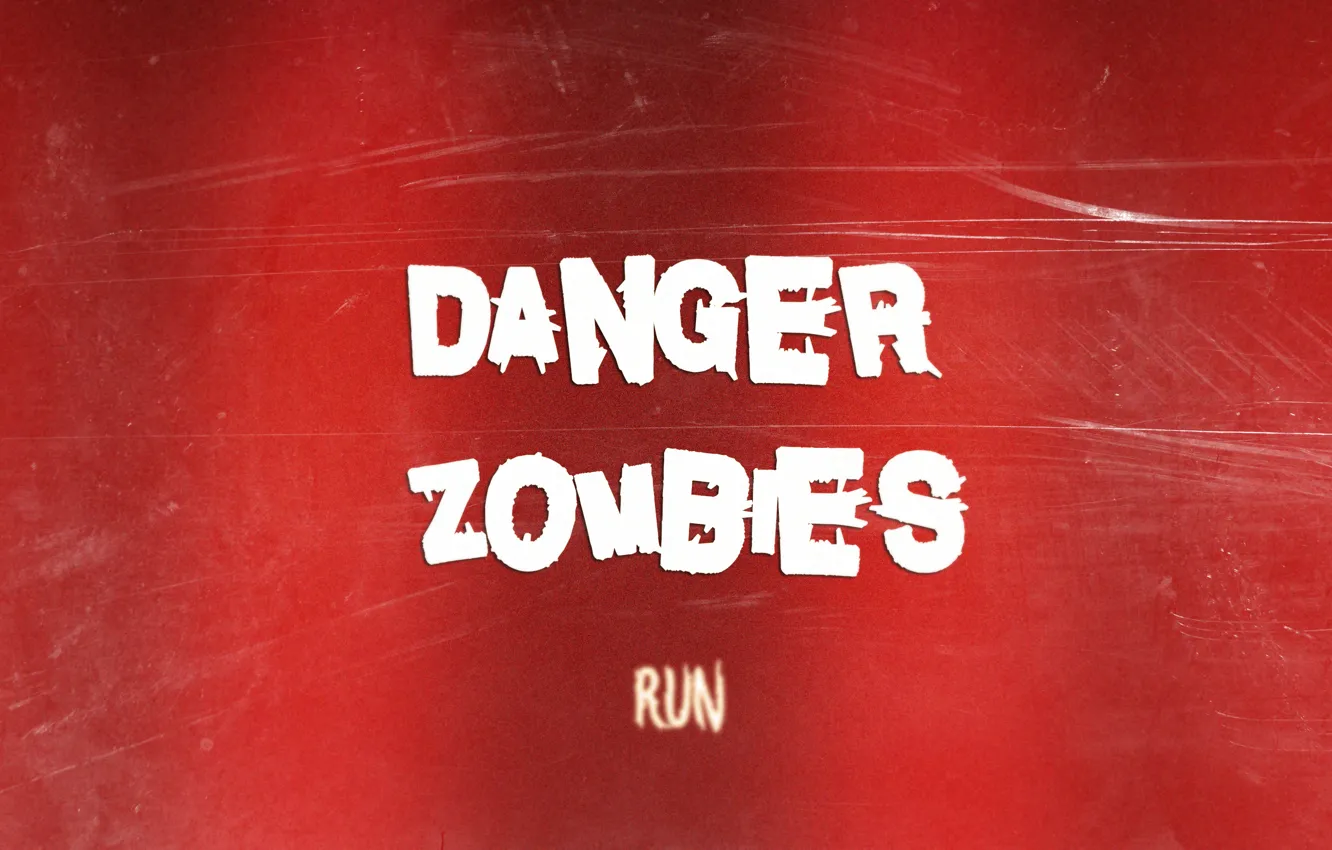 Photo wallpaper green, the inscription, hands, zombies