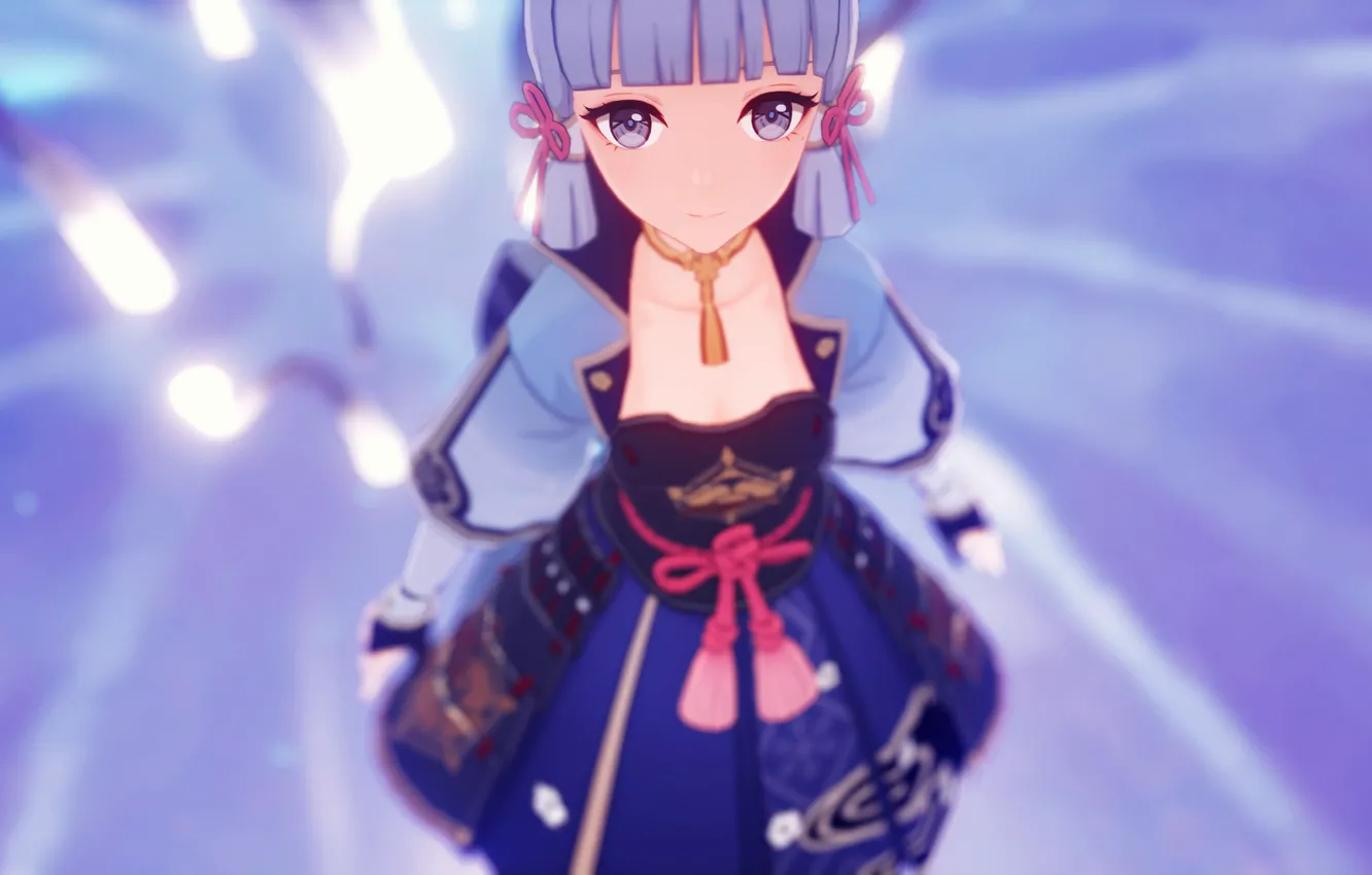 Photo wallpaper characters, Genshin Impact, Ayaka