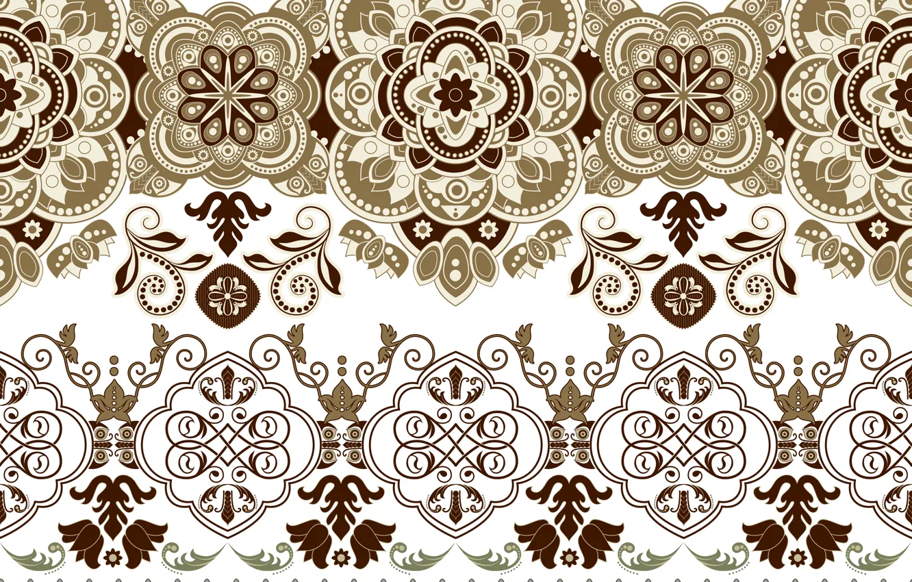 Photo wallpaper pattern, texture, white background, ornament
