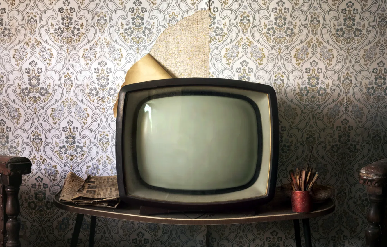Photo wallpaper background, room, TV