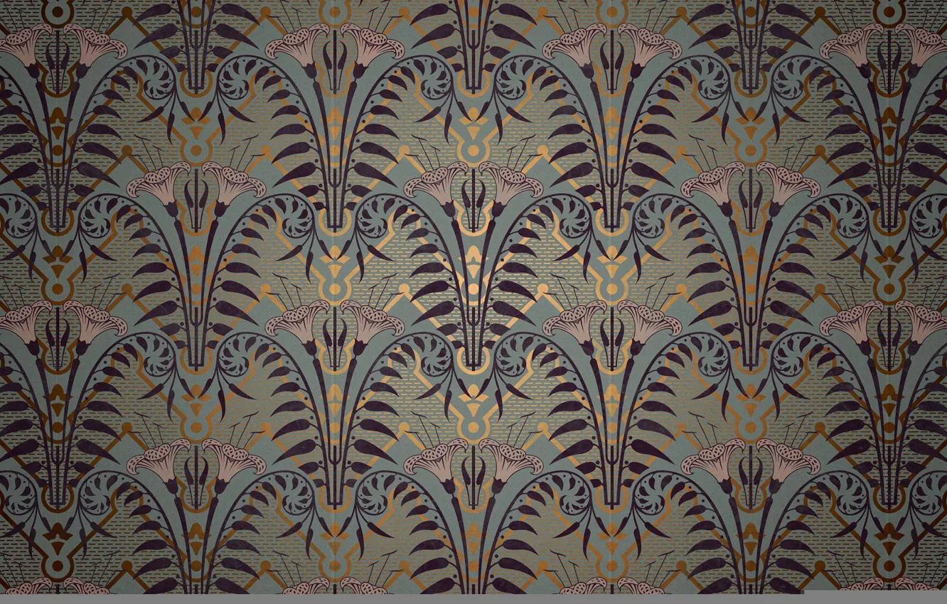 Photo wallpaper line, pattern, paint, color, ornament, symmetry