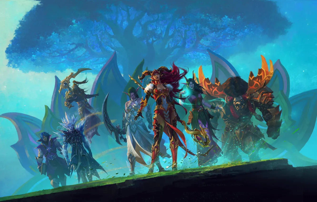 Photo wallpaper Game, Blizzard Entertainment, Video game, World of Warcraft: Dragonflight, Guardians of the Dream