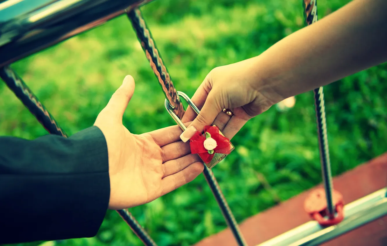 Photo wallpaper girl, love, red, background, castle, mood, Wallpaper, woman