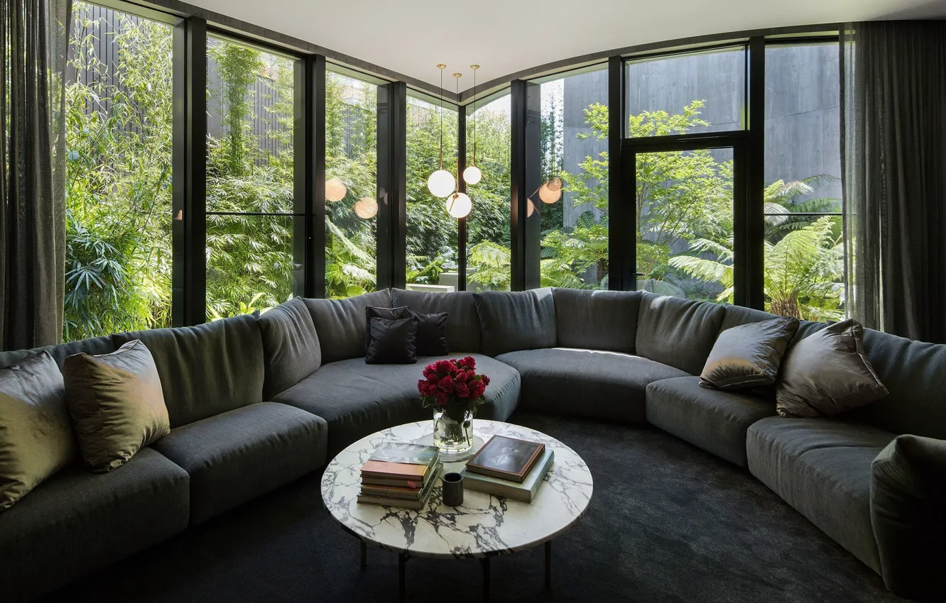 Photo wallpaper design, style, room, interior, Australia, form, Melbourne, living room