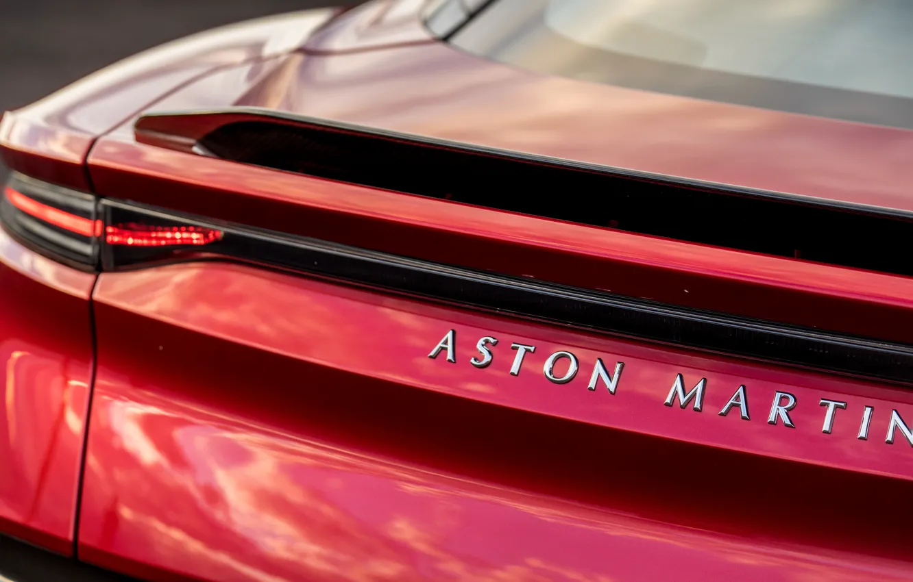 Photo wallpaper Aston Martin, DBS, Superleggera, rear view, 2018