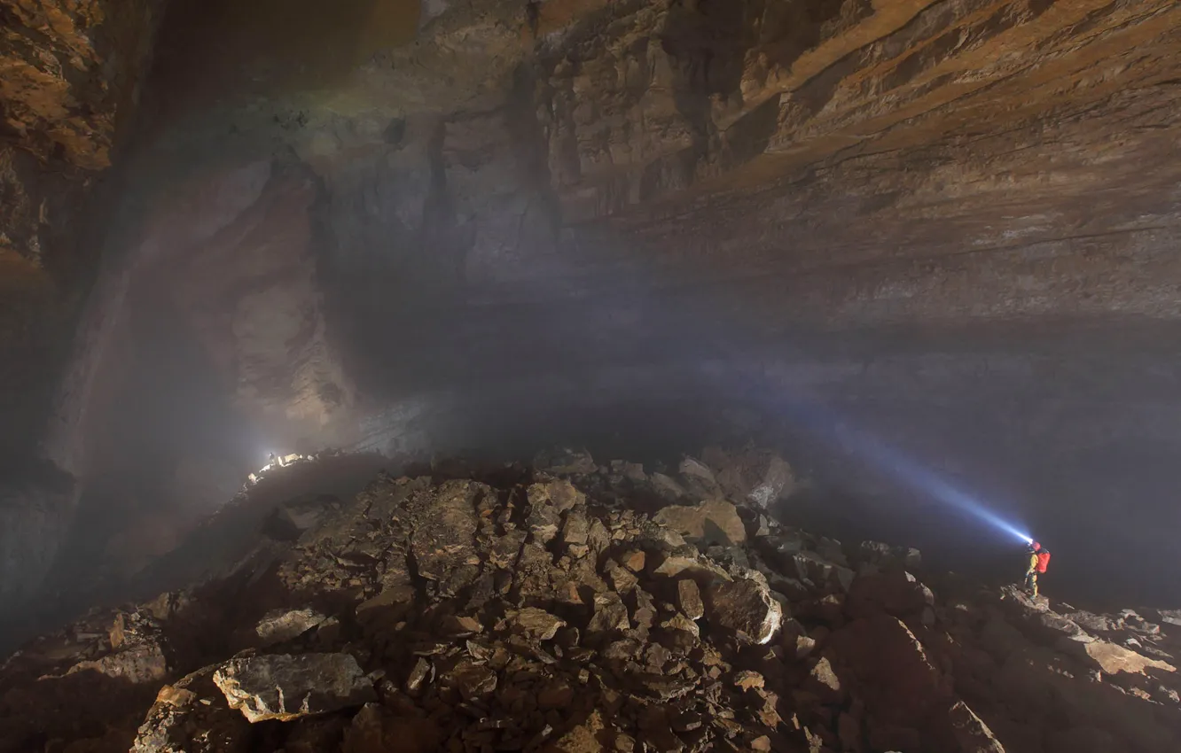 Photo wallpaper stones, cave, caver, Auvergne-Rhone-Alpes, 'isere
