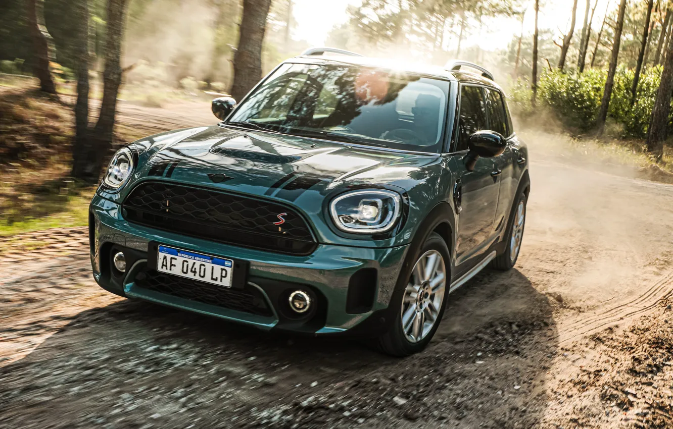 Photo wallpaper Cooper, Countryman, Forest, MINI, Cooper S, Forest, 2021, Countryman S