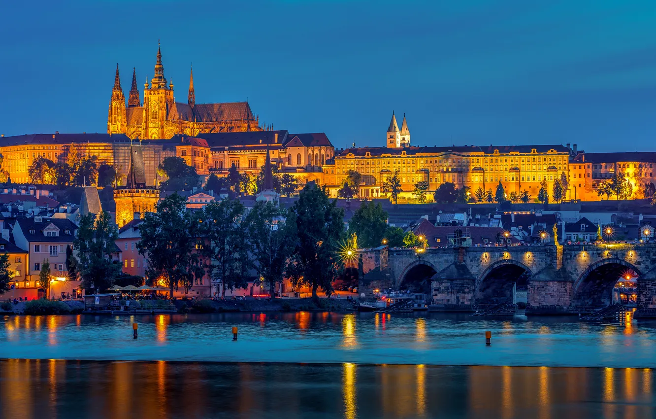 Photo wallpaper Wallpaper, Prague, Czech Republic