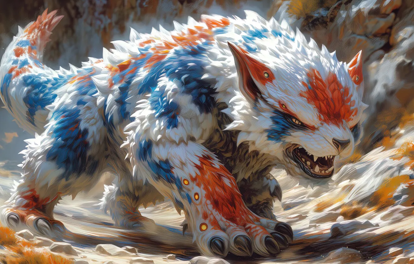 Photo wallpaper animal, fantasy, beast