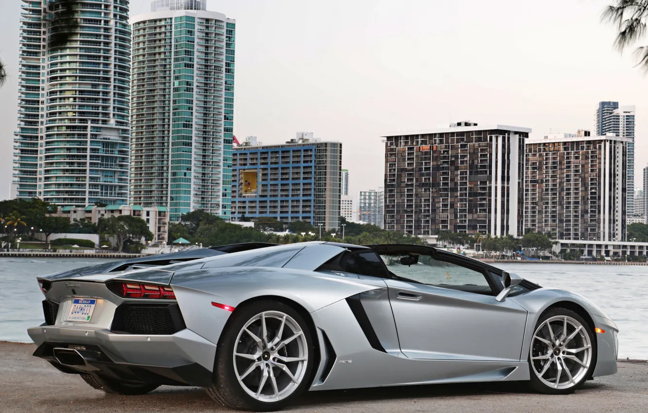 Photo wallpaper auto, Lambo, supercar, Roadster, roadster, LP700-4, Lamborghini Aventador