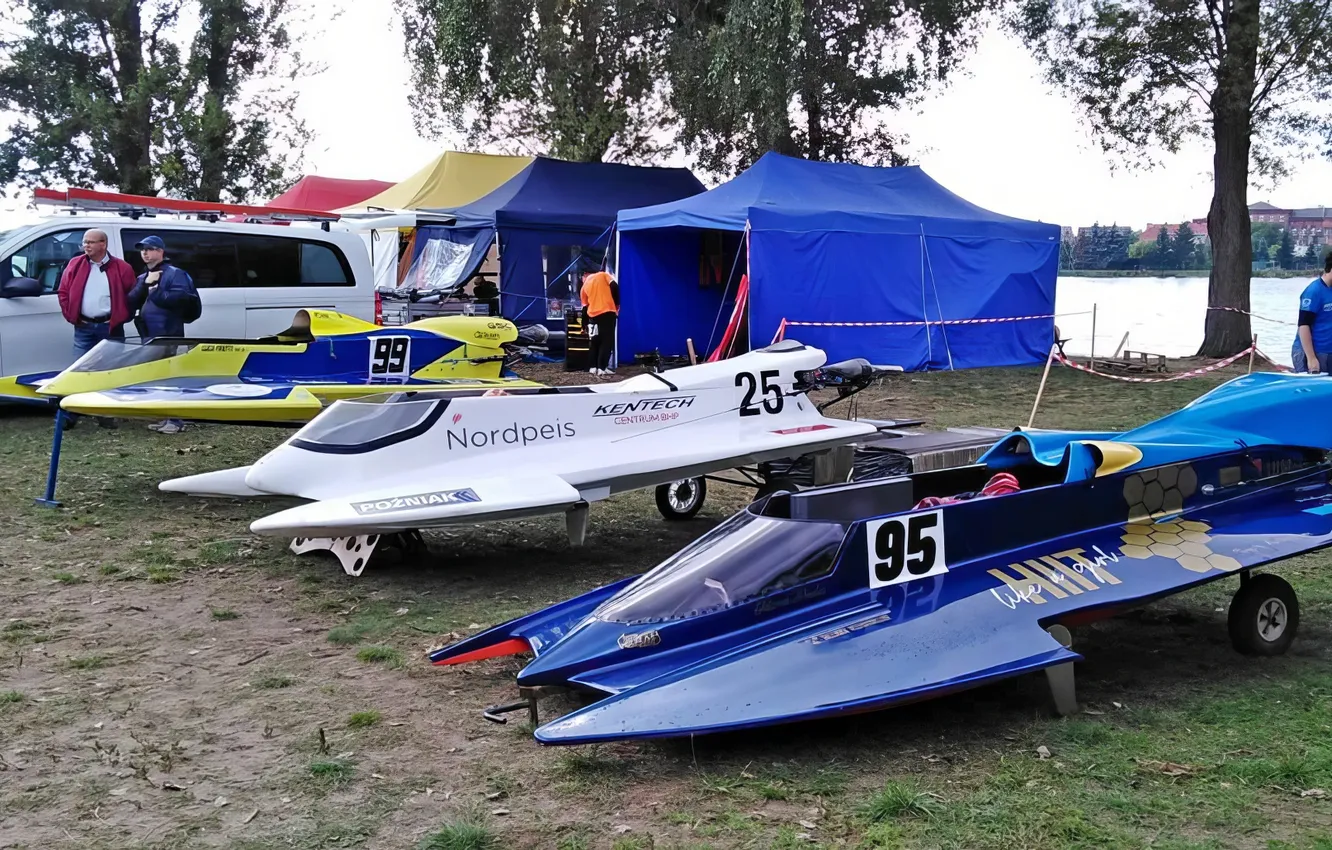 Photo wallpaper race, boat, speed