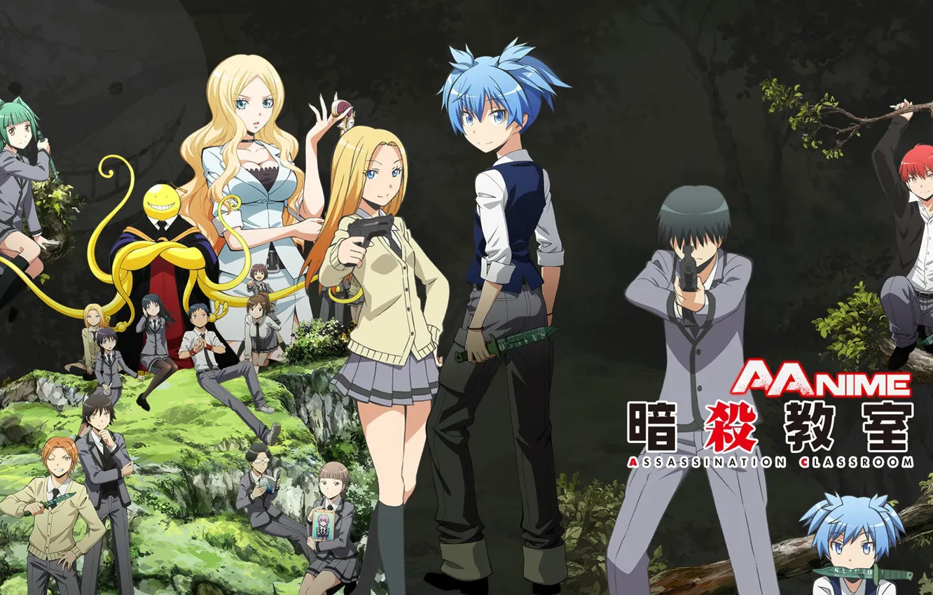 Photo wallpaper anime, art, characters, Ansatsu Kyoushitsu, the class assassins