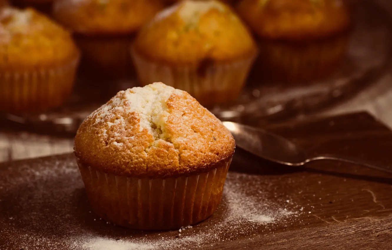 Photo wallpaper cakes, cupcakes, muffin