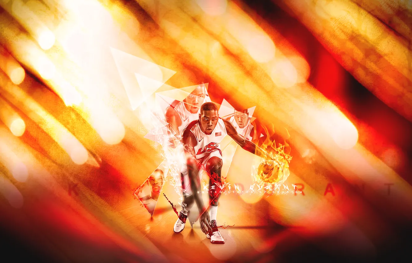 Photo wallpaper Sport, Basketball, Team, Olympic games, Kevin Durant, Kevin Durant