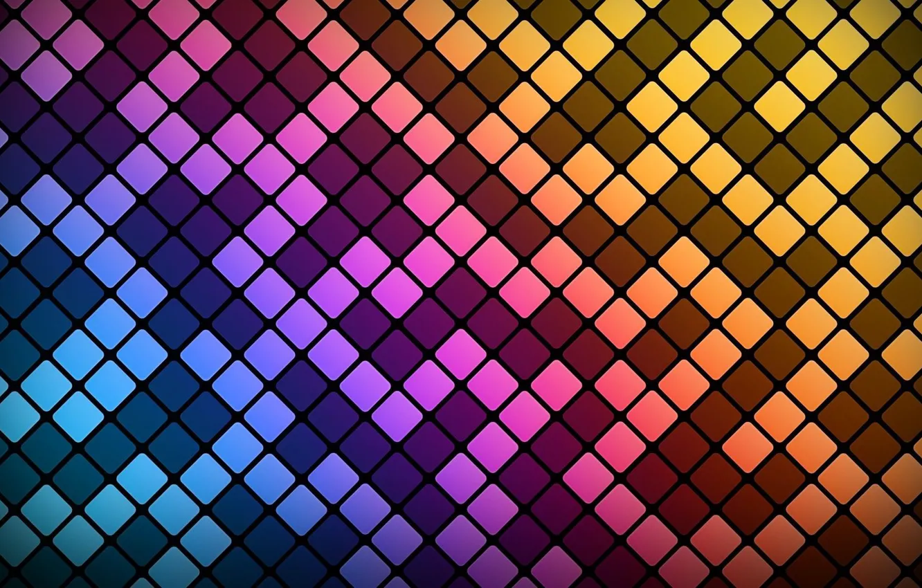 Photo wallpaper abstraction, mesh, squares, grid, abstraction, squares