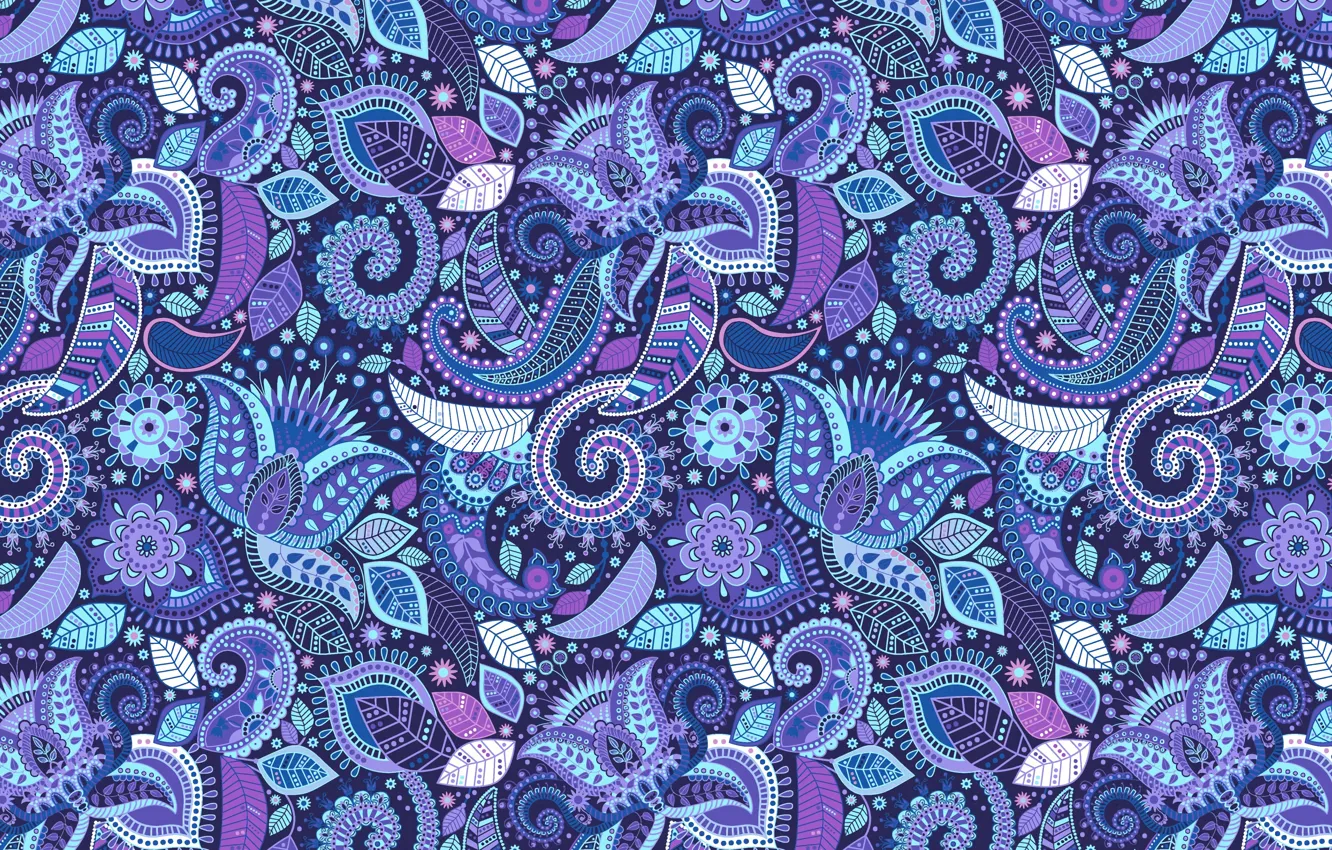 Photo wallpaper background, Wallpaper, pattern, texture, pattern, colorful, Paisley