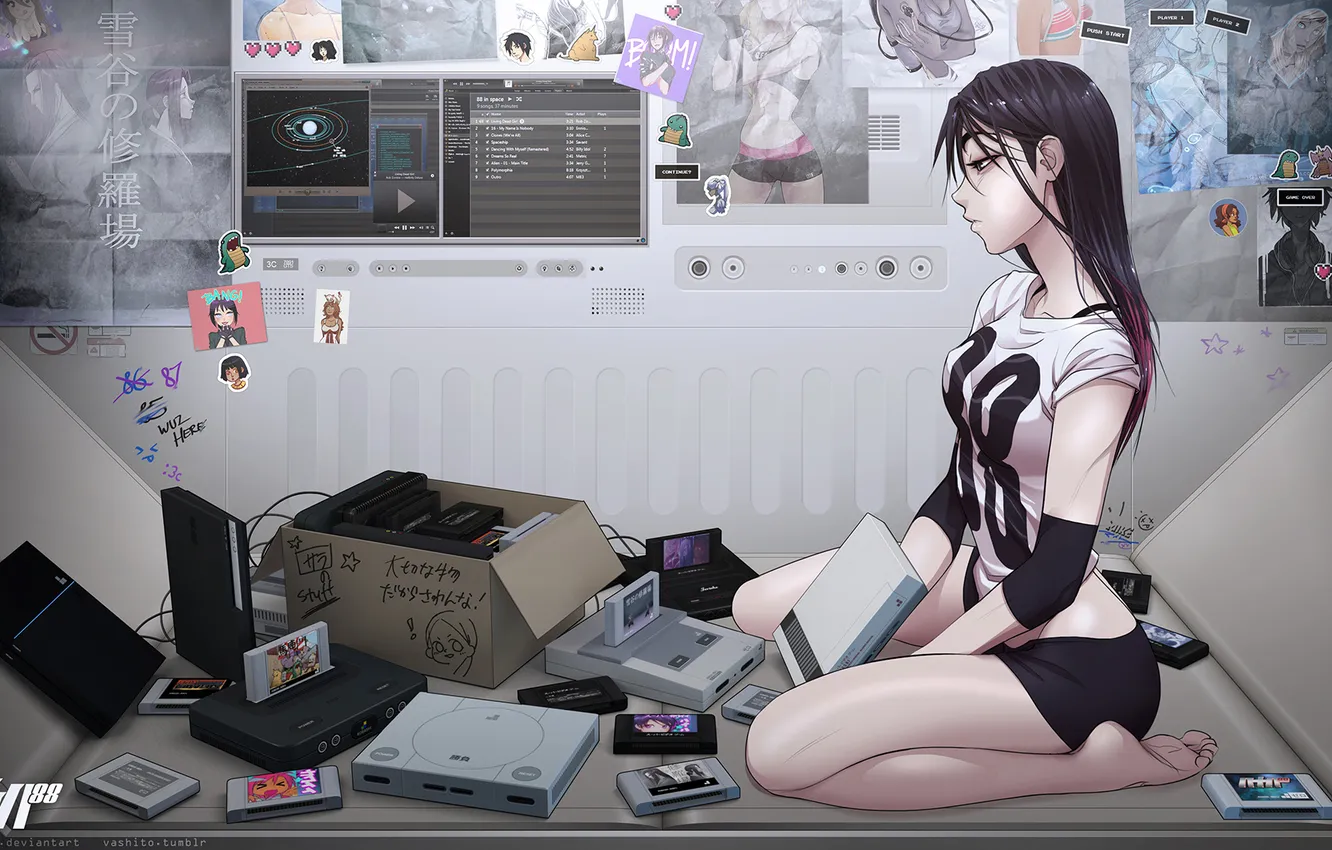 Photo wallpaper girl, the game, anime, poster, art, console, vashperado