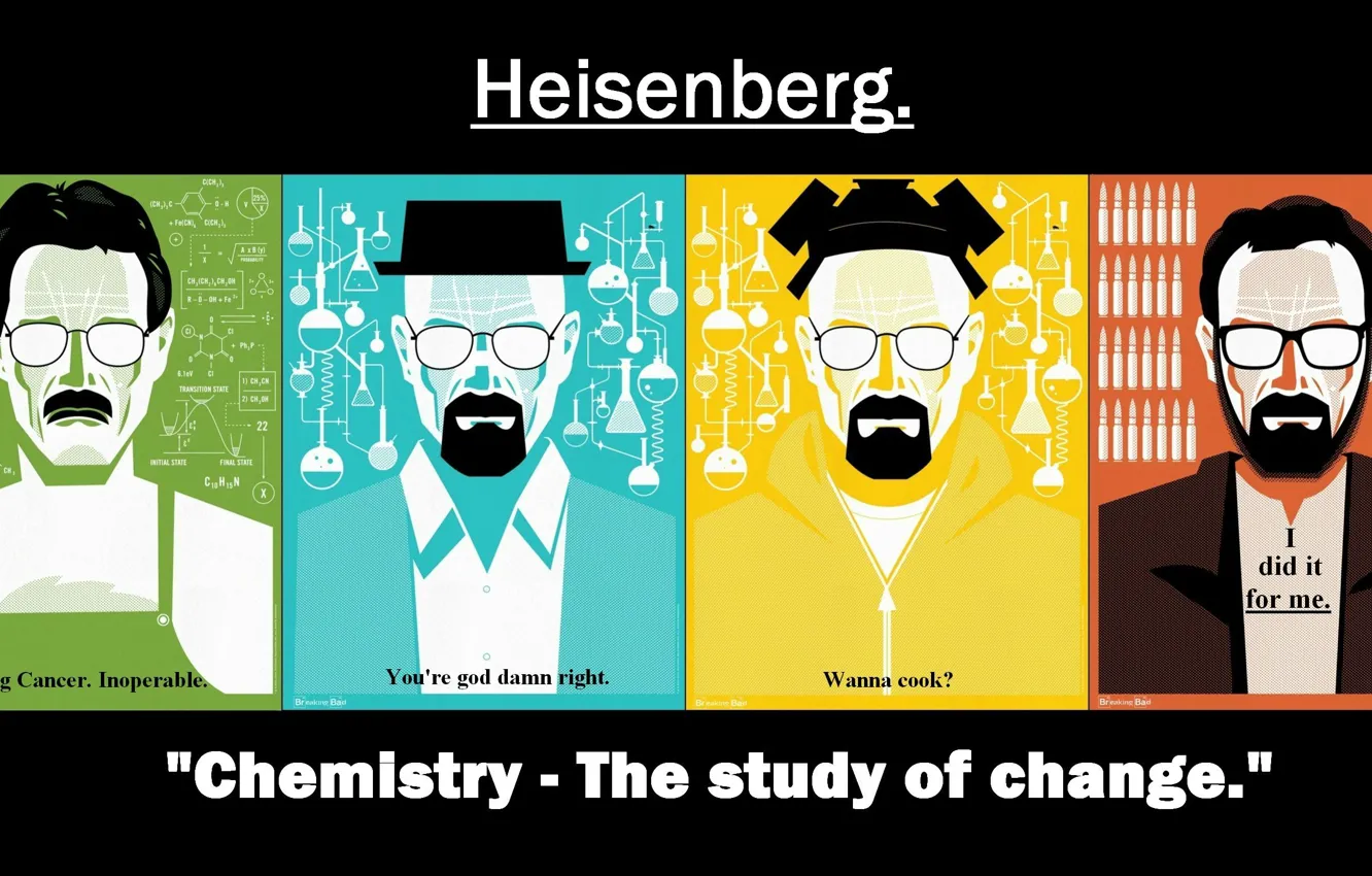 Photo wallpaper breaking bad, breaking bad, heisenberg