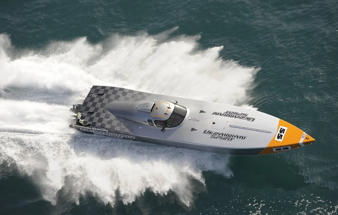 Photo wallpaper race, boat, speed