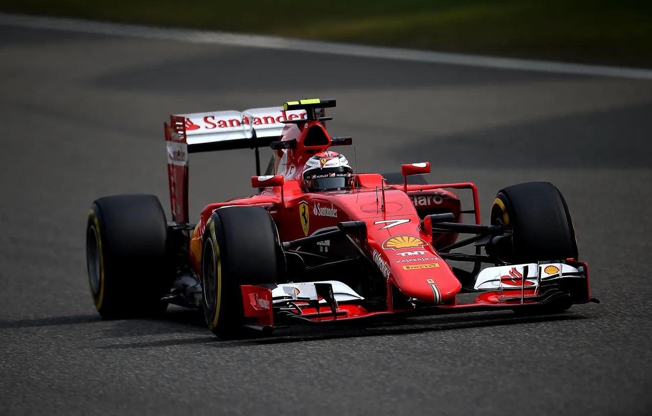 Photo wallpaper Ferrari, Ferrari, Formula 1, kimi raikkonen also, SF15T