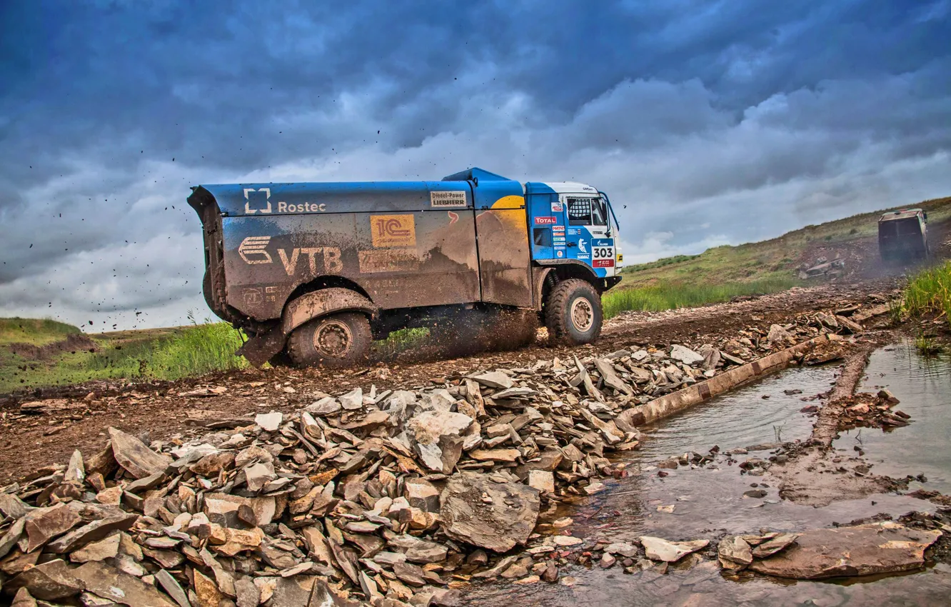Photo wallpaper the sky, grass, squirt, clouds, nature, dirty, stones, hills