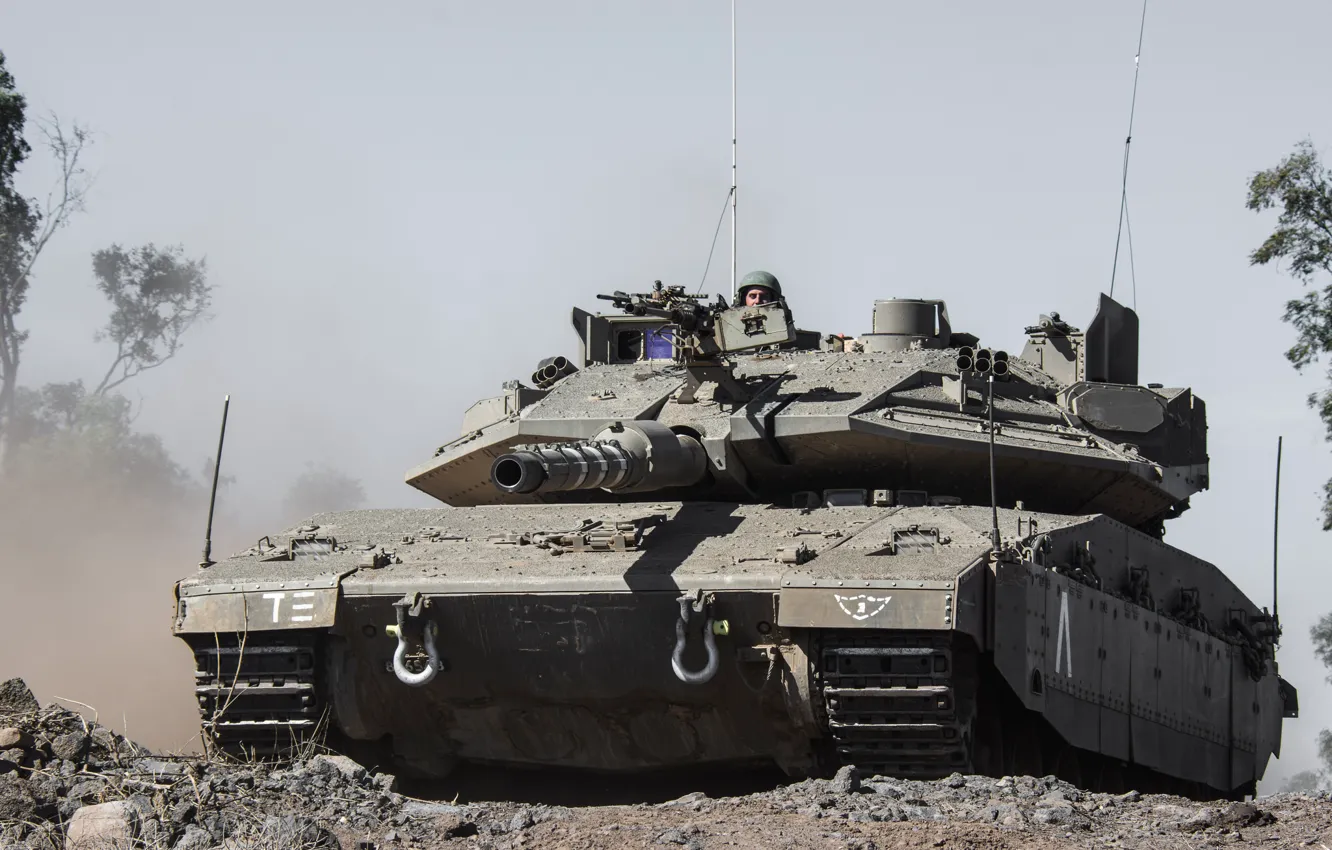 Photo wallpaper tank, combat, main, Israel, "Merkava", Merkava IV