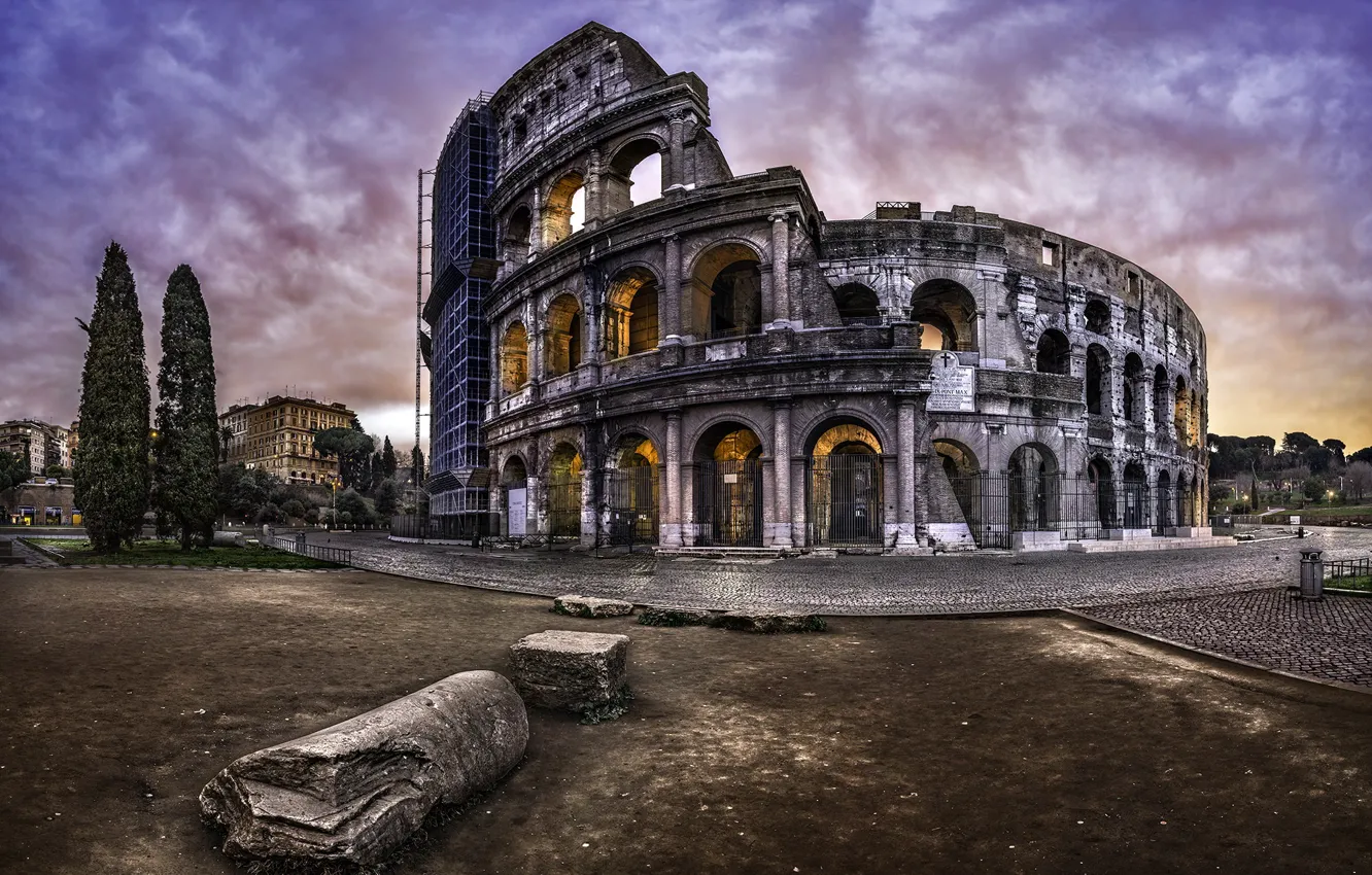 Photo wallpaper Roma, Coliseo, Vatican city