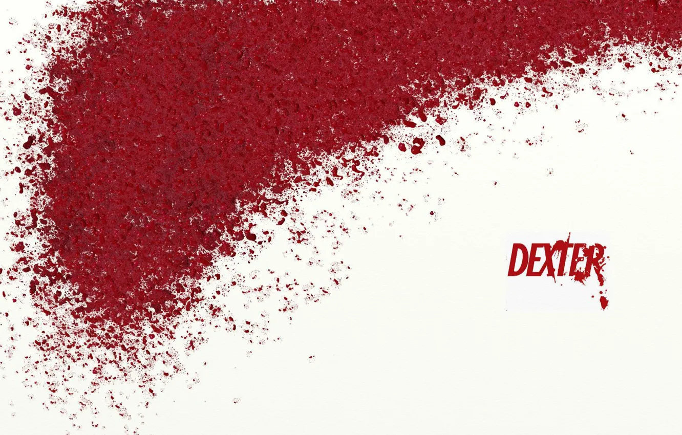 Photo wallpaper blood, Dexter, the series, Dexter Morgan