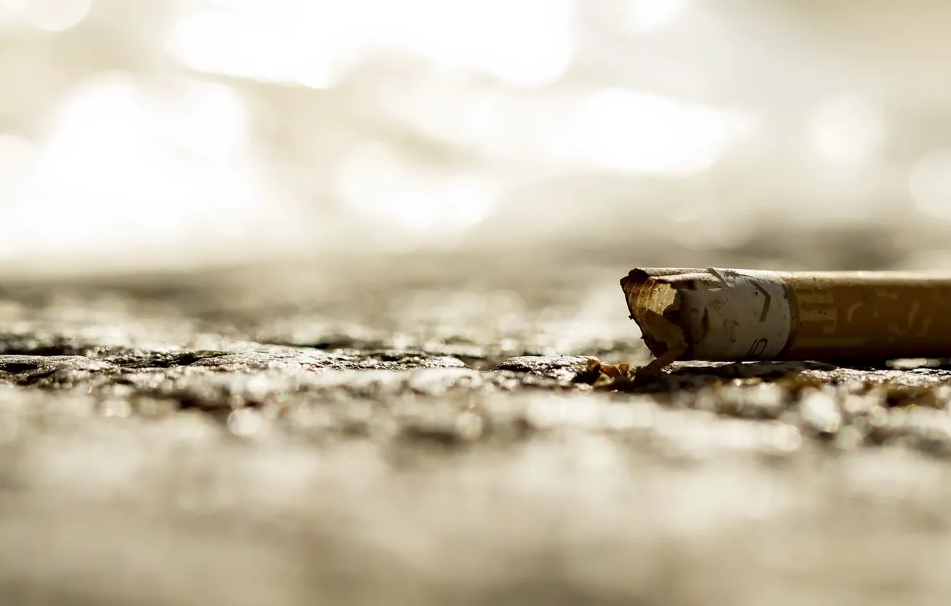 Photo wallpaper macro, background, cigarette