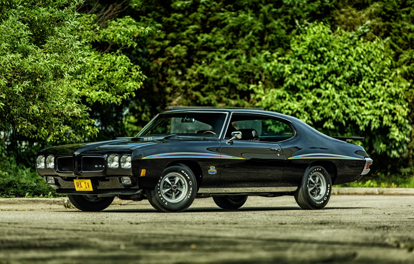 Photo wallpaper coupe, Coupe, Pontiac, GTO, 1970, Pontiac, Hardtop